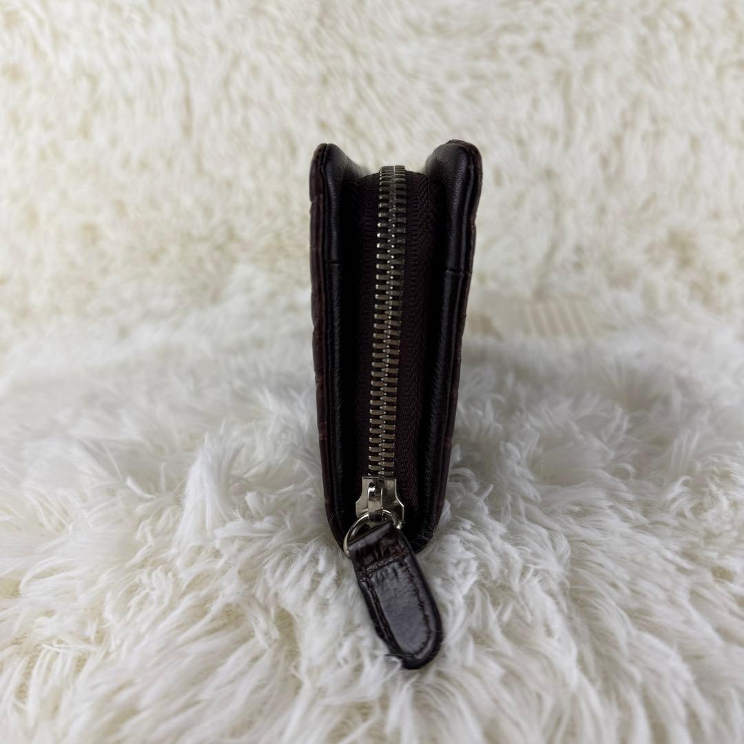 【極美品】ムータ クロコダイル 長財布 ラウンドジップ マットクロコ ブラウン