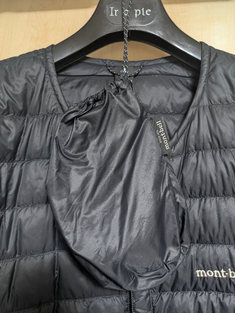 mont-bell スペリオダウン ラウンドネックジャケット ブラックL