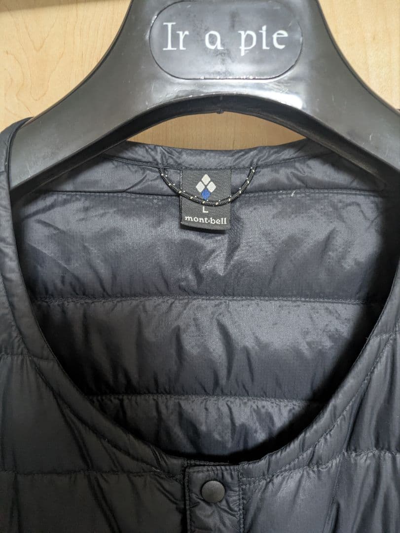 mont-bell スペリオダウン ラウンドネックジャケット ブラックL
