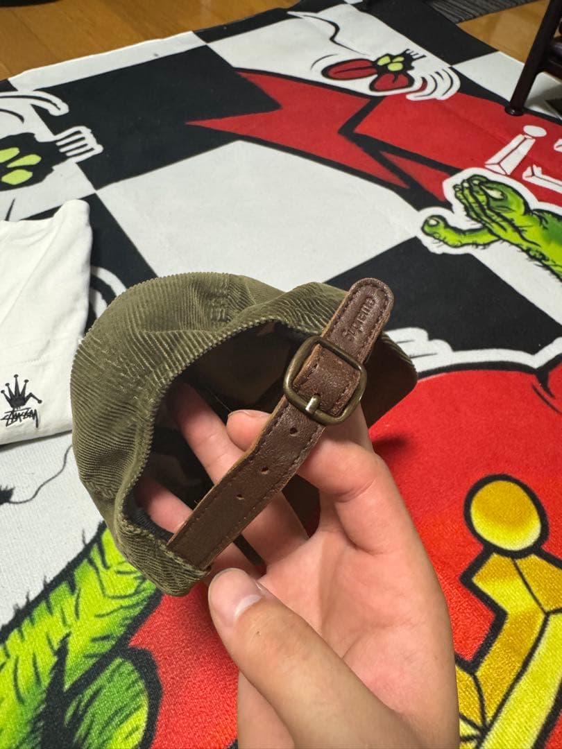 美品！Supreme Fine Wale Corduroy Camp Cap