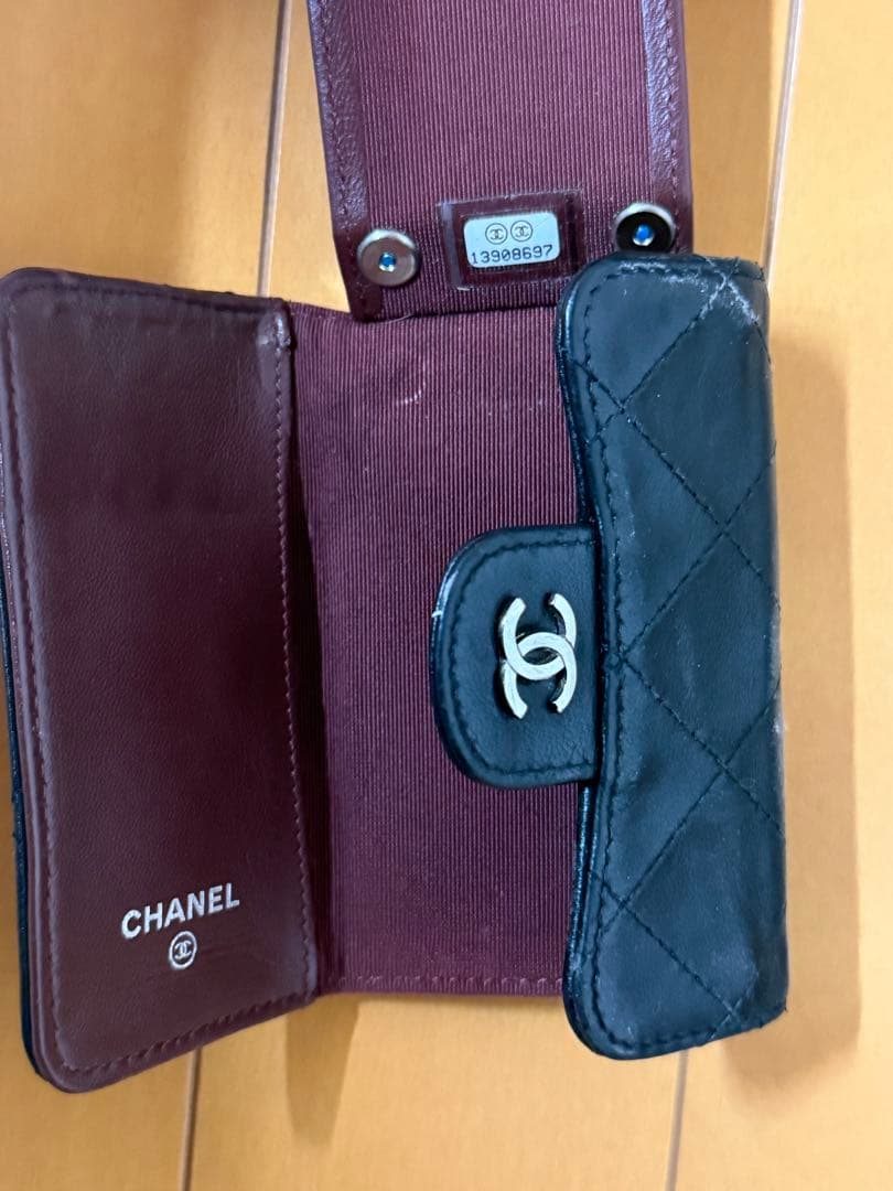 CHANEL シャネル マトラッセ 6連キーケース ブラック レザー 正規品