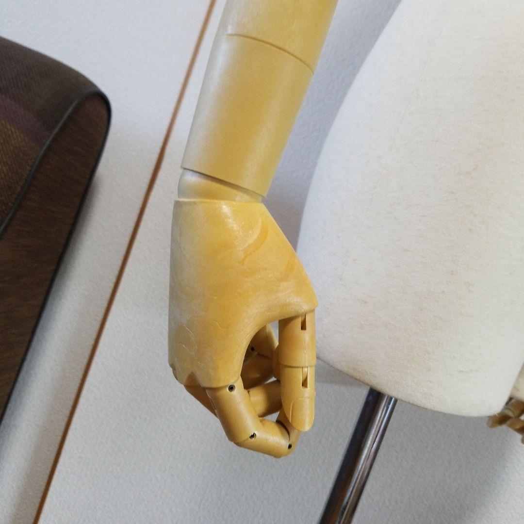 布製メンズトルソー　マネキン　腕可動式