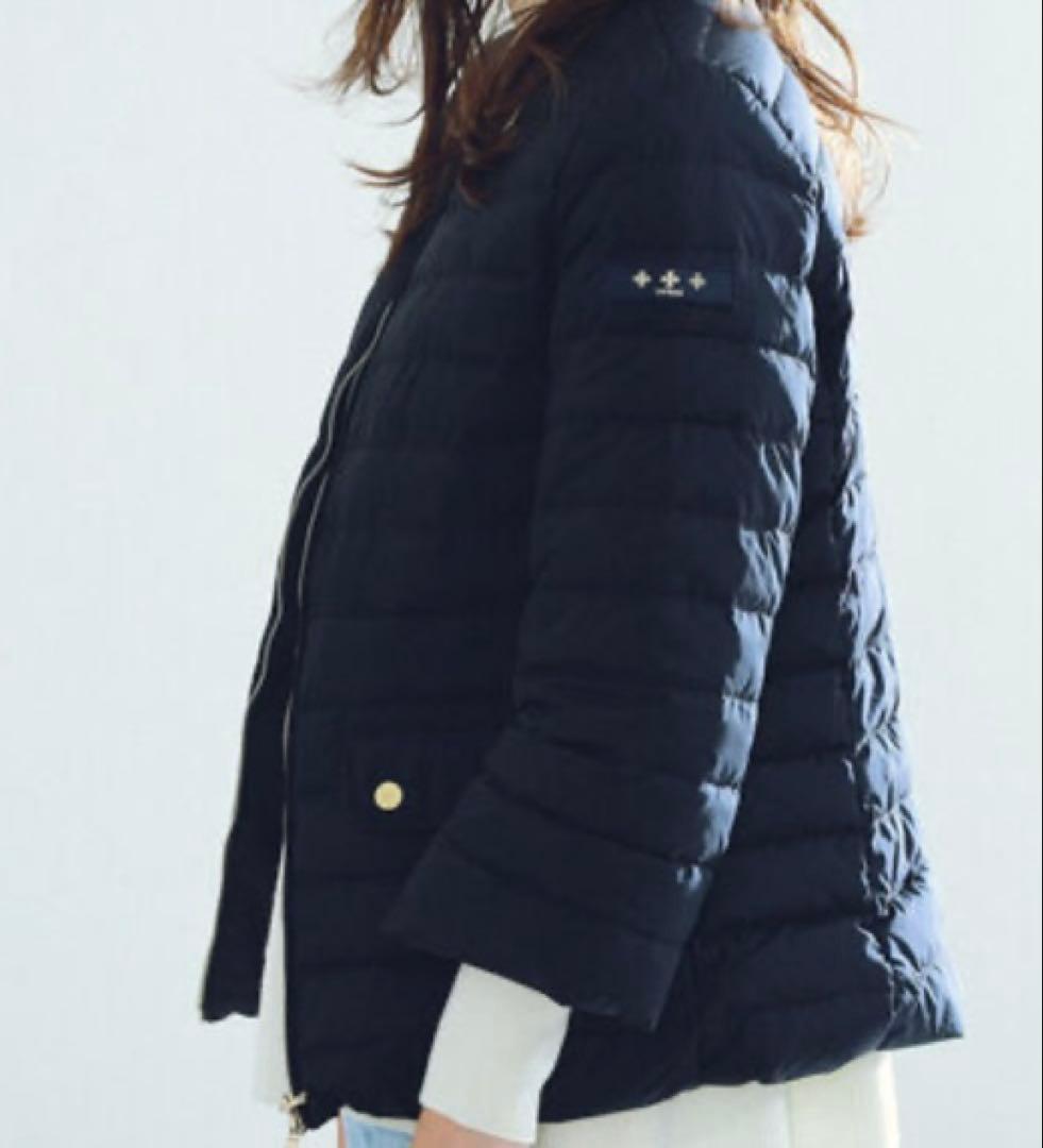 【別注】TATRAS / ACACIA ノーカラー ライトダウンジャケット