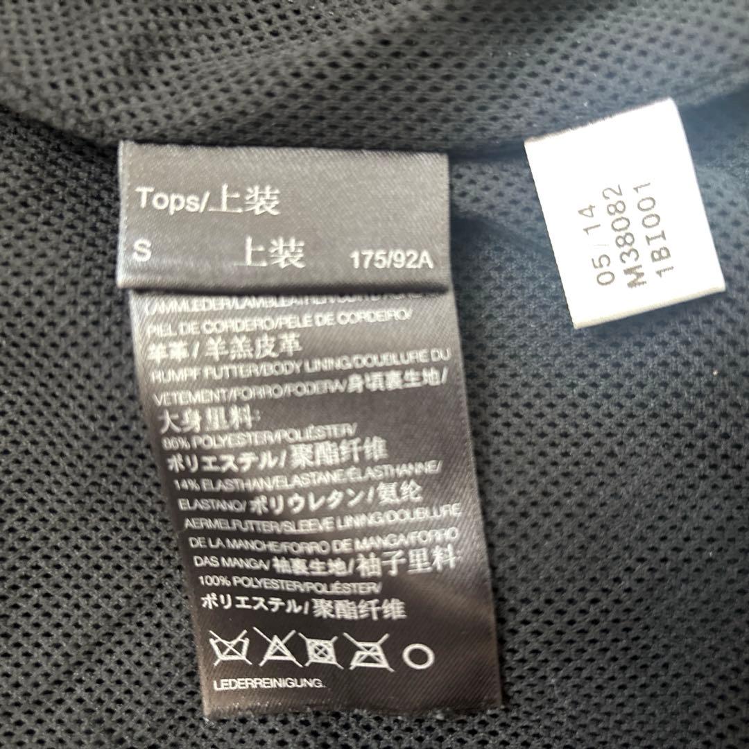 希少/レザージャケットy-3ヨウジヤマモトレザーライダース【S】