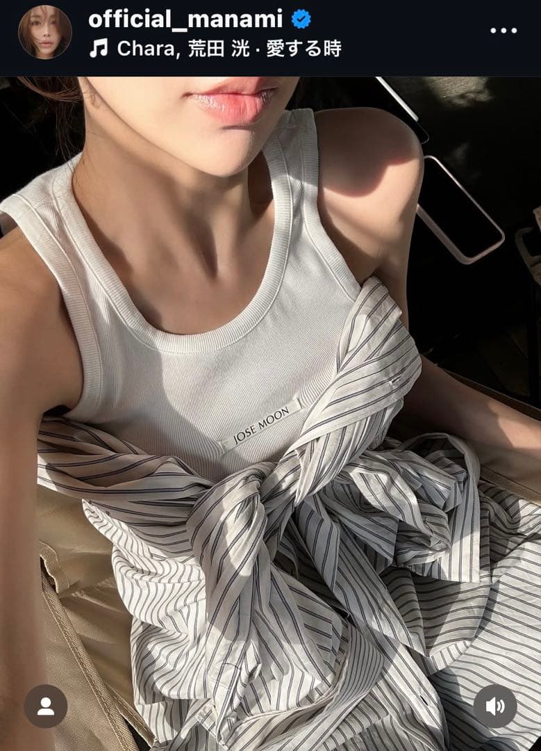 JOSEMOON ジョゼムーン STRIPE SHIRT ストライプ シャツ