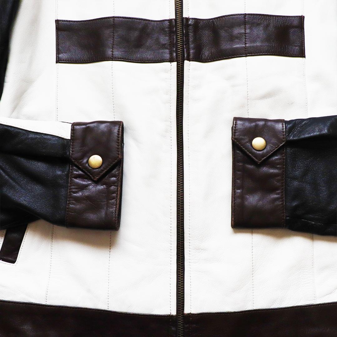 【iWaN】希少デザイン✨Y'2 LEATHER ライダース オールレザー