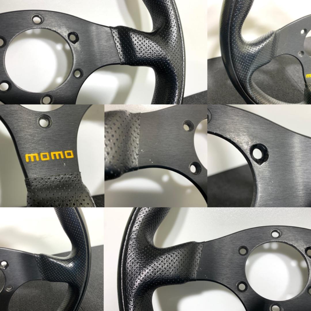 モモ ティーム ステアリング 30パイ 小径モデル 美品 現行モデル ネジ付き