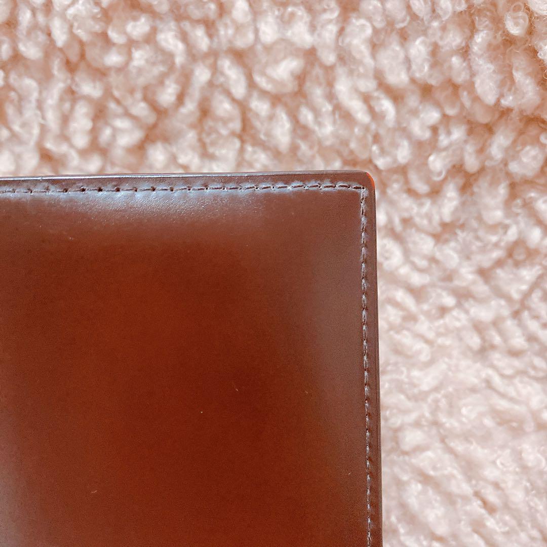 収納力◎✨ ココマイスター 水染めコードバン 長財布 used品 ブラウン