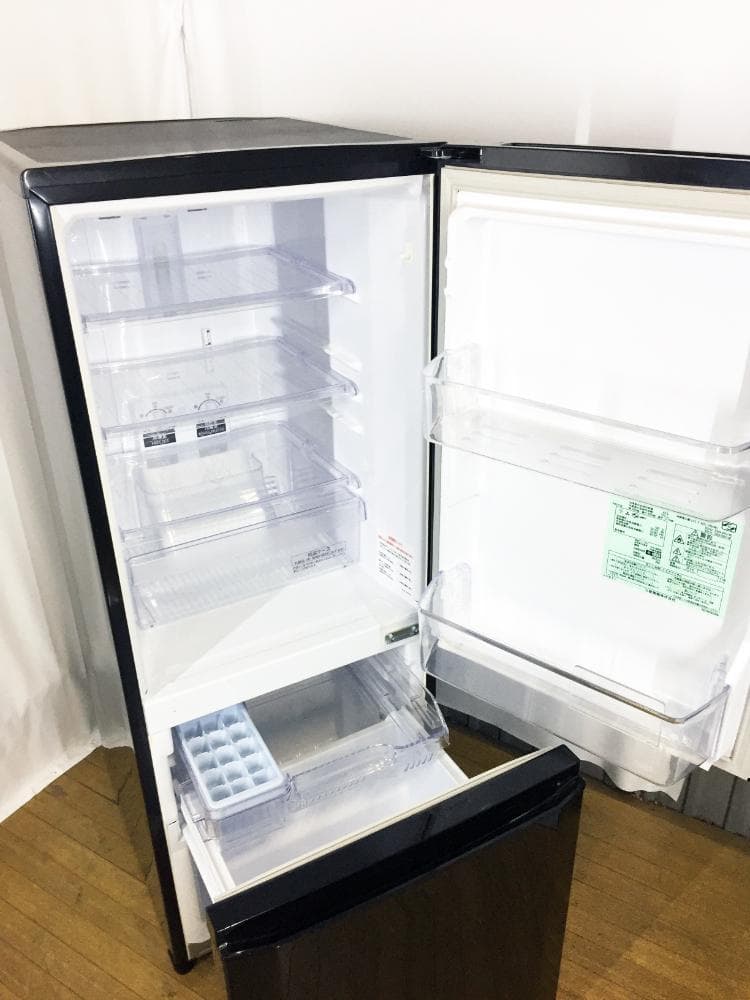 30日迄！送料無料★三菱 146L 冷蔵庫【MR-P15W-B】EIR1