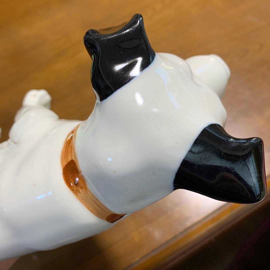 Victerビクター ニッパー　振り子時計　陶器製　置物 アンティーク　非売品