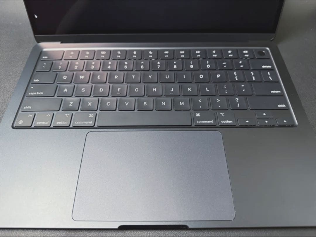 美品 MacBook Air M2 2022 16GB 256GB ミッドナイト