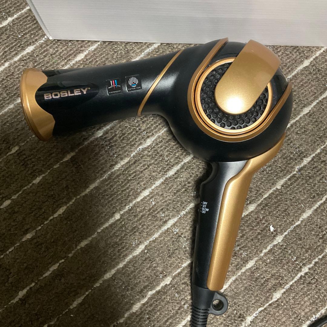 JinBアデランス　BOSLEY ヘアドライヤー ブラック/ゴールド