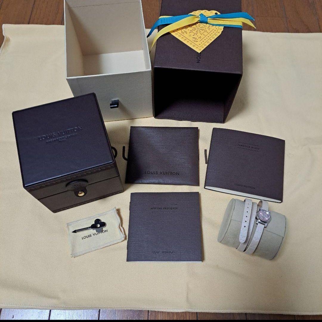 ルイ・ヴィトン LOUIS VUITTON Q151P タンブールビジュ　ピンク