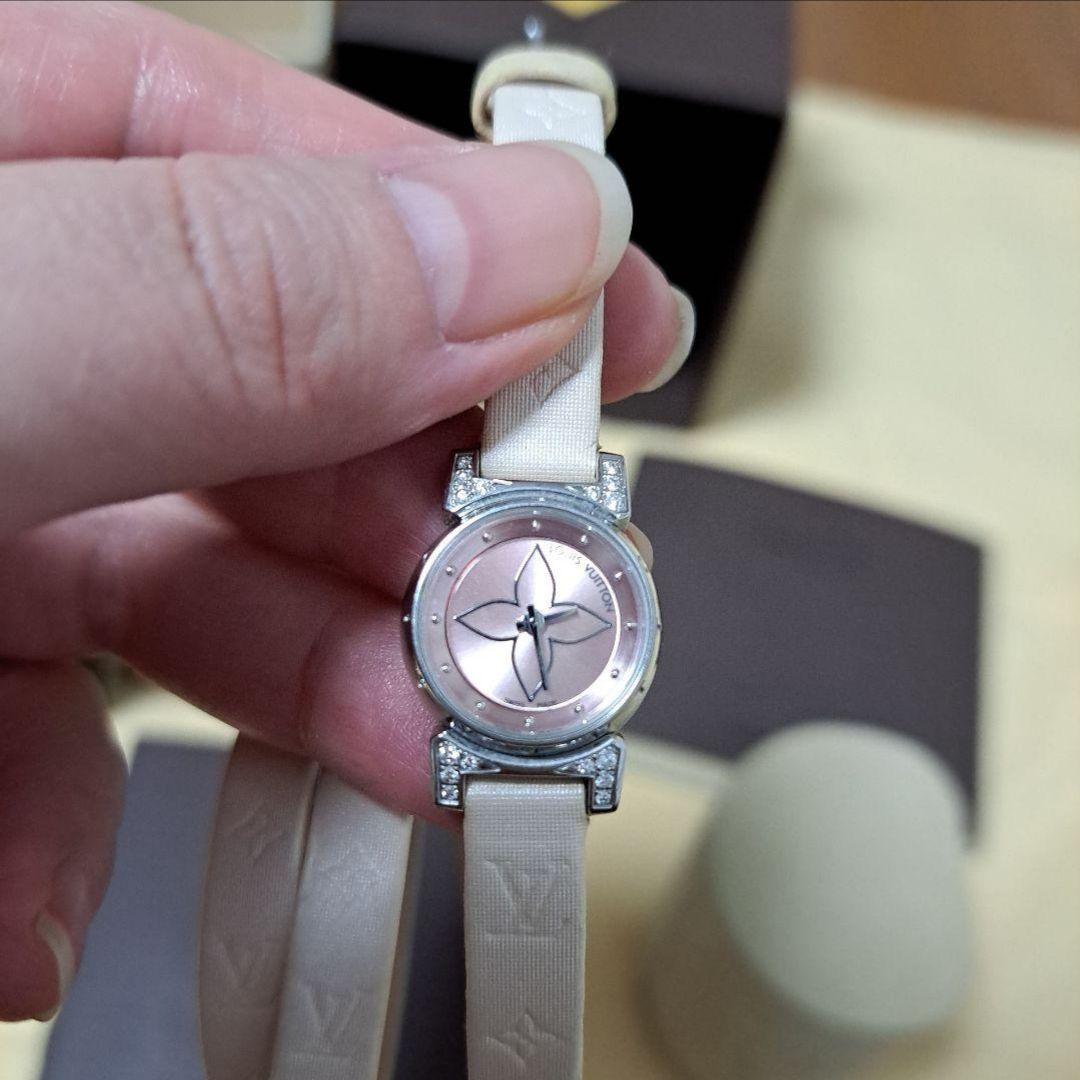 ルイ・ヴィトン LOUIS VUITTON Q151P タンブールビジュ　ピンク