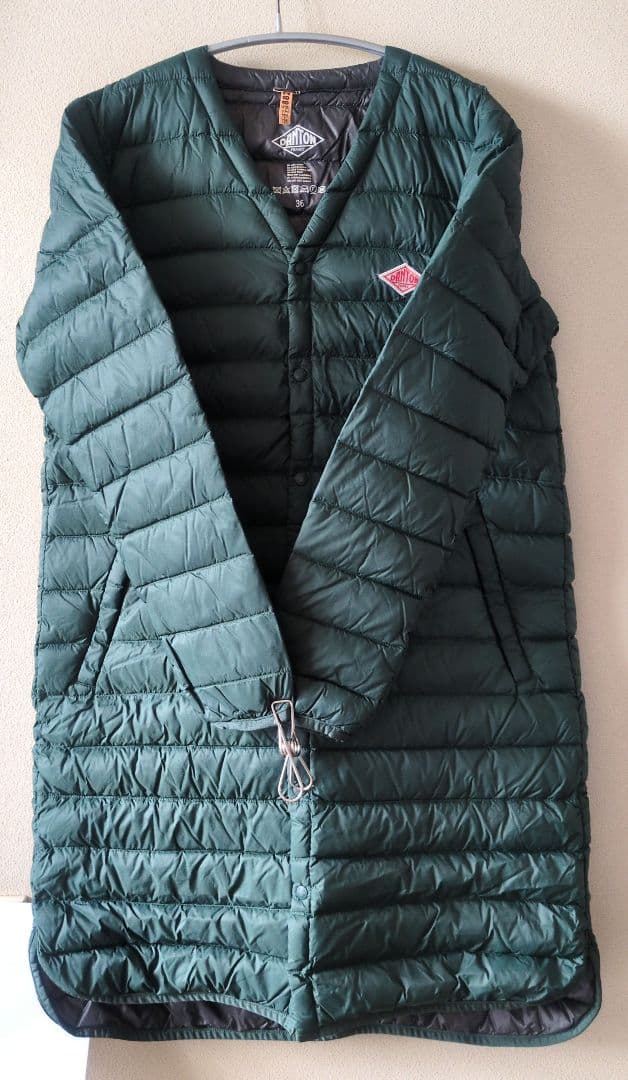 DANTON ダウン グリーンインナーダウン 36