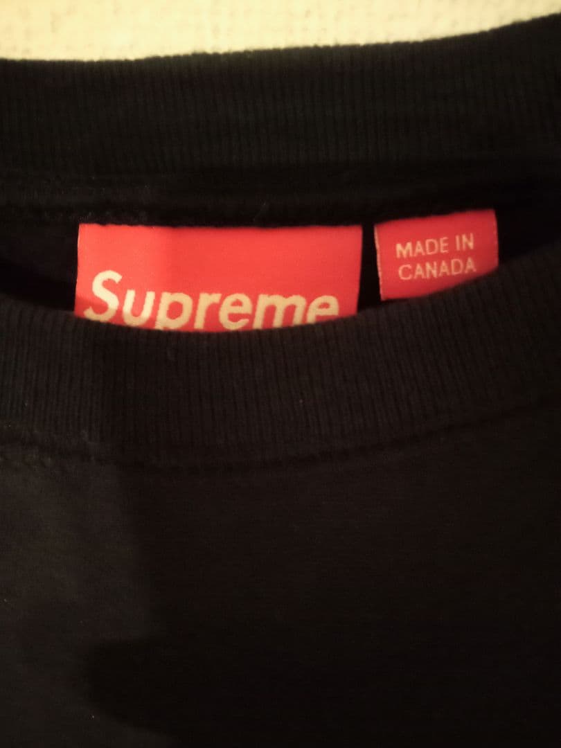supreme 18aw box logo crewneck 黒スウェット
