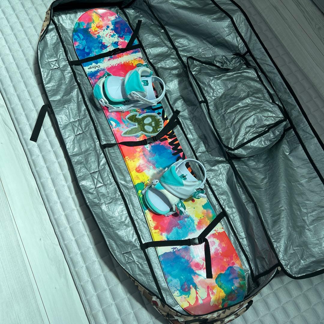 スノーボード ビンディング バッグ インナー手袋 ゴーグル パスケース