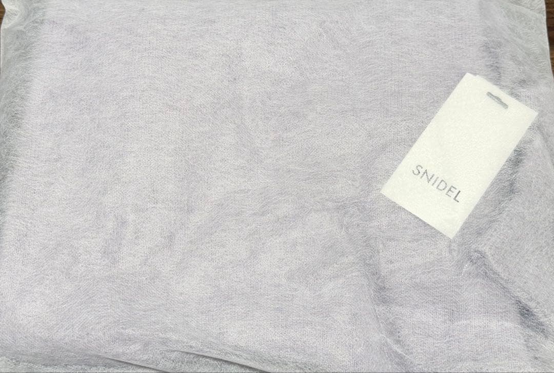 新作新品タグ付き　スナイデル♡ シースルーショルダーニットワンピース