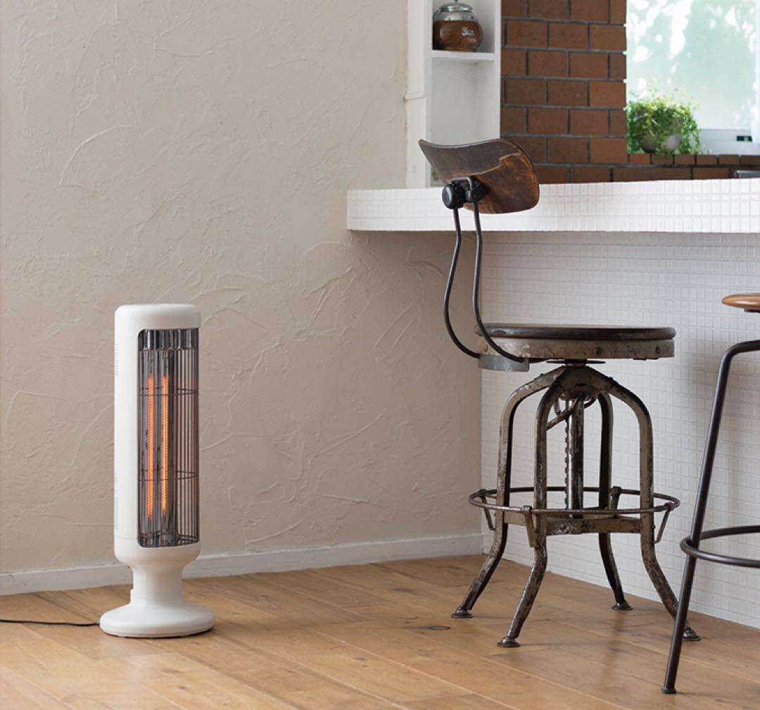 【新品】プラスマイナスゼロ ±0 1000W カーボンヒーター ホワイトG410