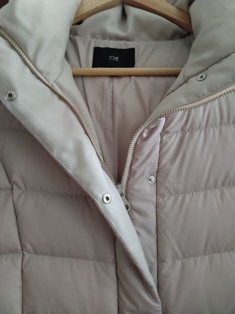 36号　23区今季【VERY掲載/新色追加】シレータフタ ロング ダウンコート