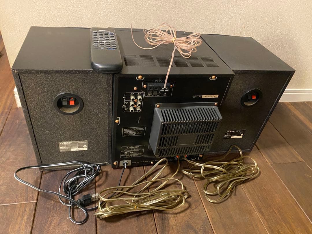 Victor ミニコンポ CDプレーヤー・カセットデッキ