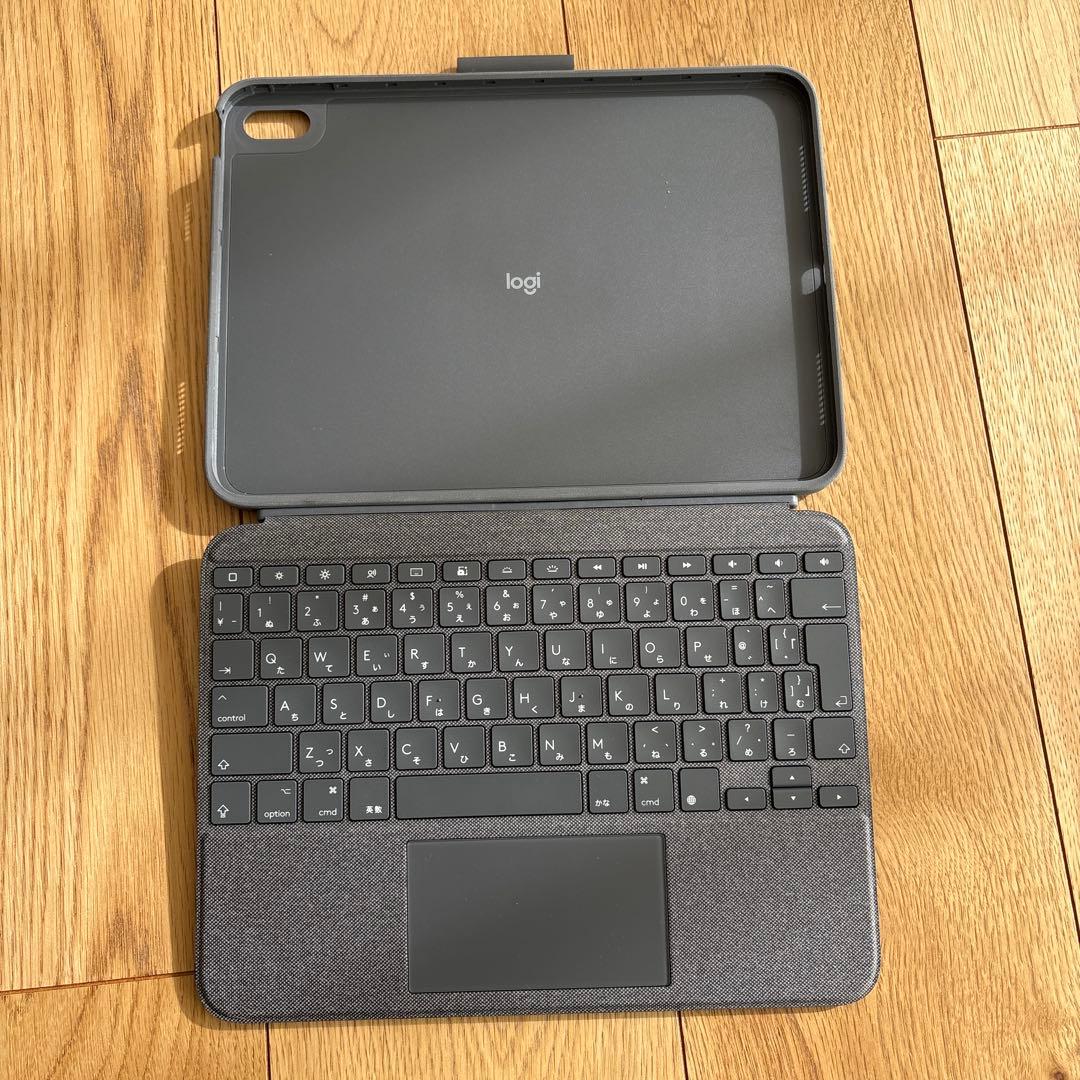 iPadケース　logi COMBO TOUCH グレー