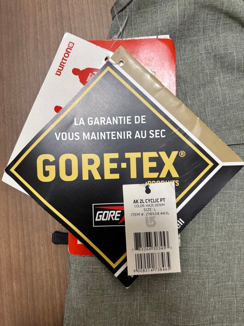 新品未使用 BURTON ak Cyclic Pants Lサイズ