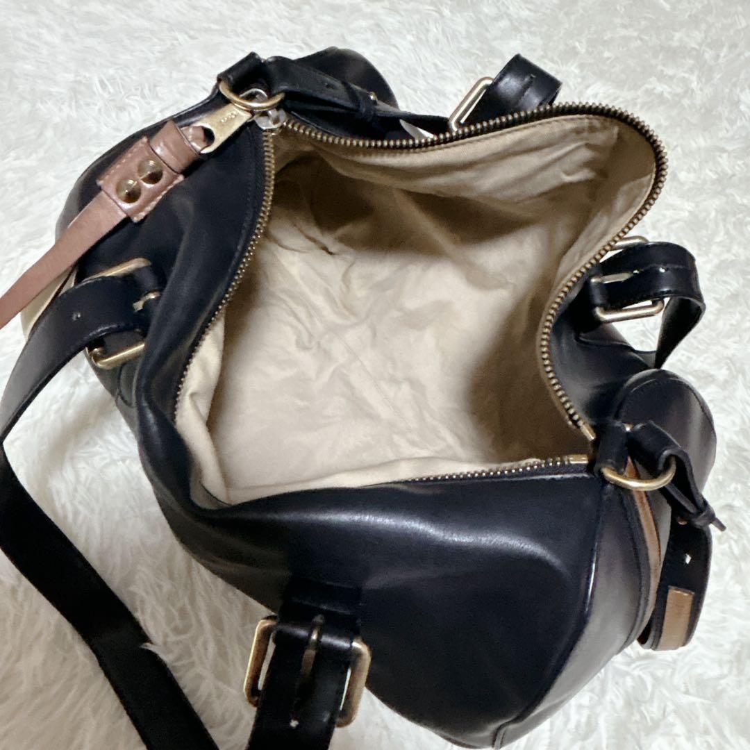 Chloe クロエ サム ボストンバッグ 2way レザー ワンショルダー