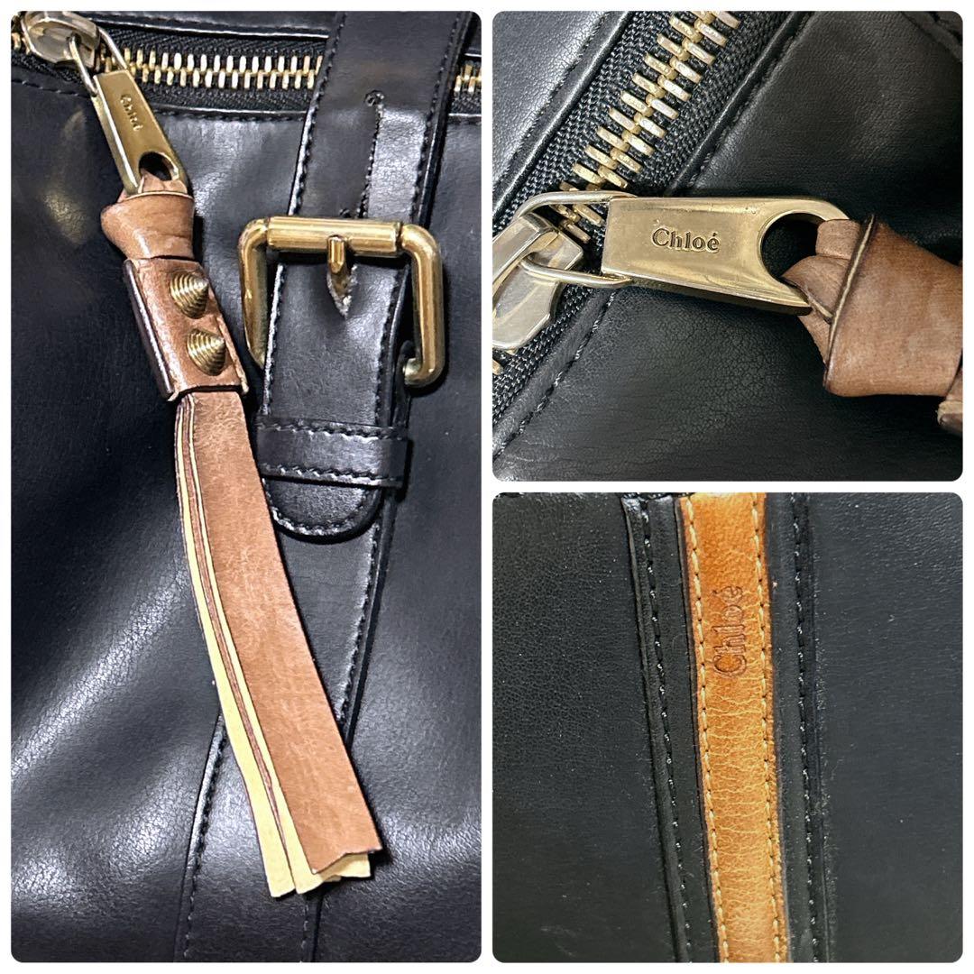 Chloe クロエ サム ボストンバッグ 2way レザー ワンショルダー