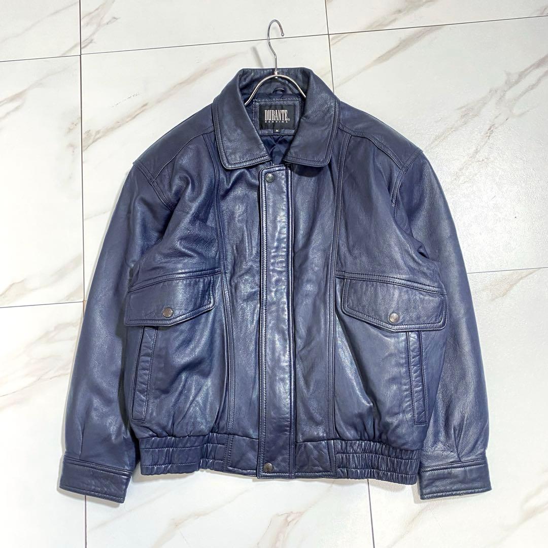 希少カラー⭐︎DURANTE A2 ラムレザー 中綿 フライトジャケット