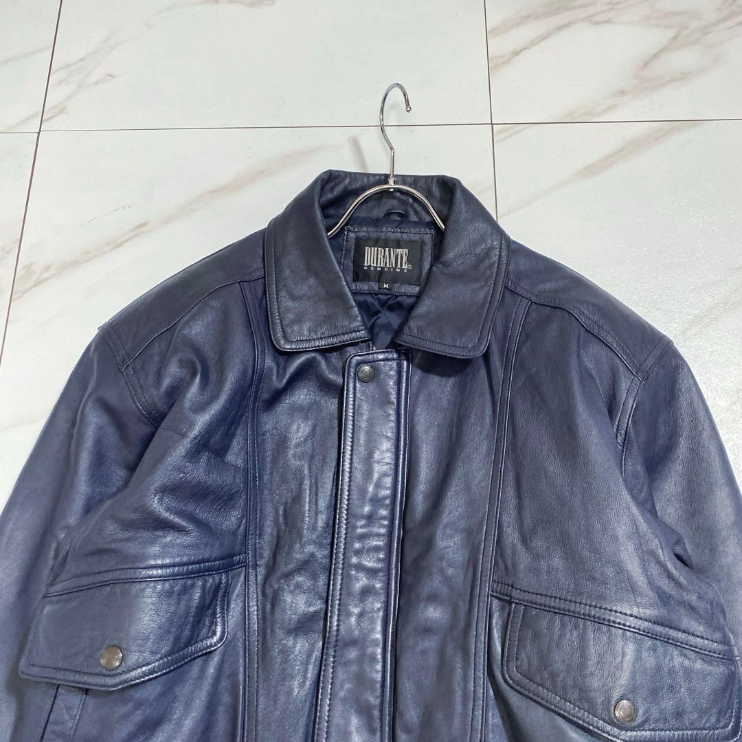 希少カラー⭐︎DURANTE A2 ラムレザー 中綿 フライトジャケット
