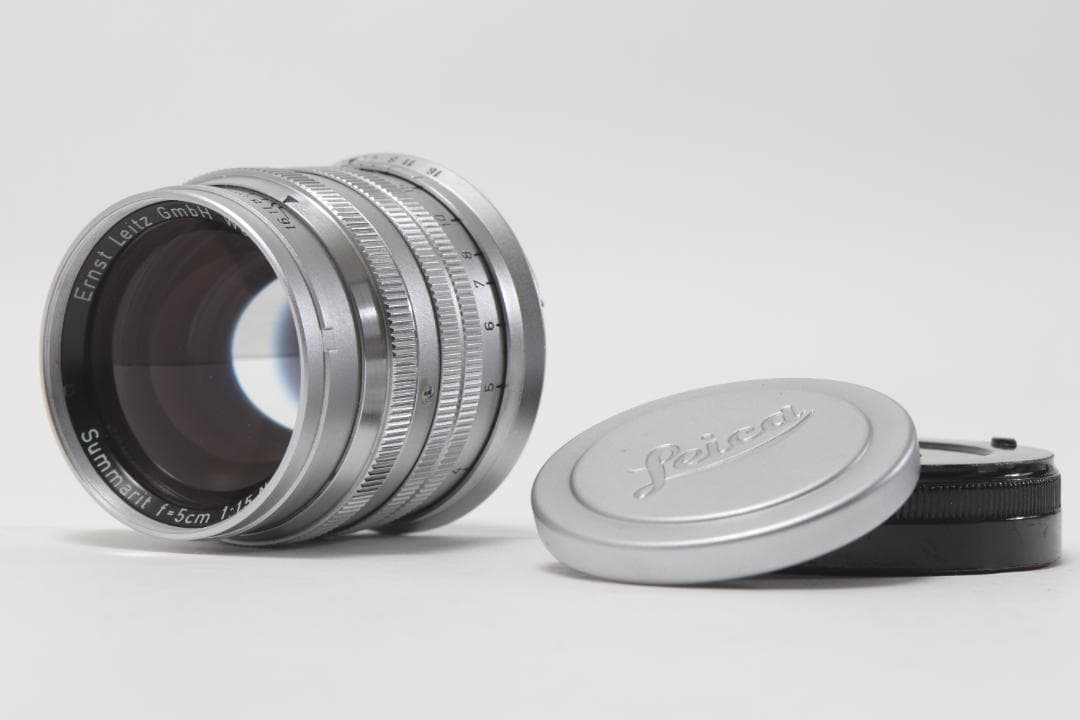 ライカ Leica 単焦点レンズ summarit 5cm f1.5 シルバー