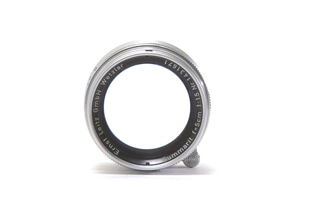 ライカ Leica 単焦点レンズ summarit 5cm f1.5 シルバー