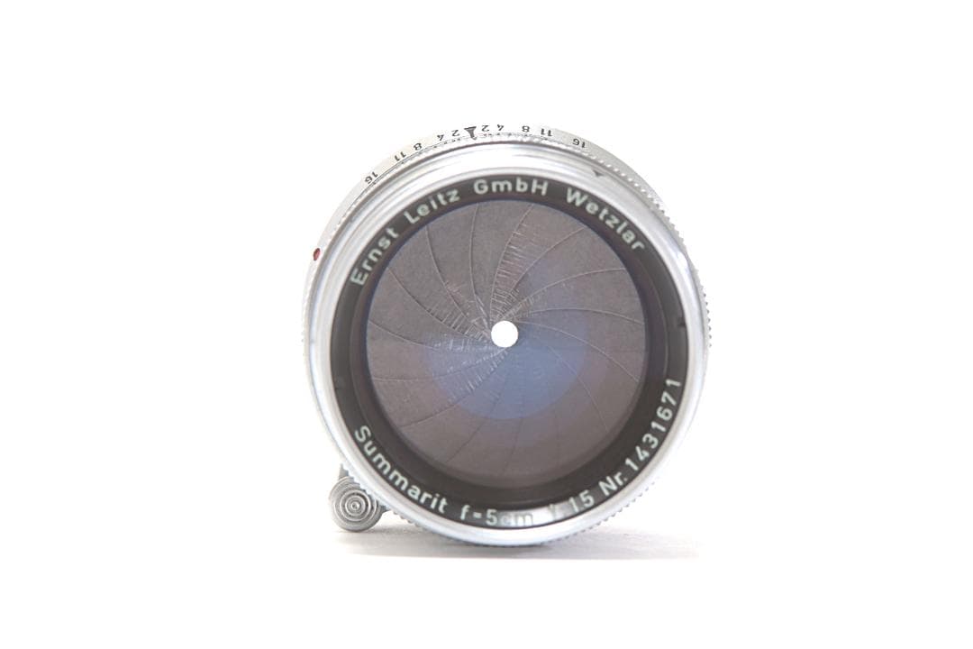 ライカ Leica 単焦点レンズ summarit 5cm f1.5 シルバー