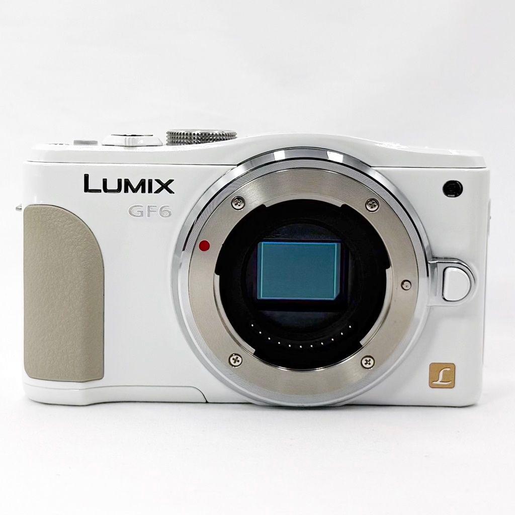 【美品】パナソニック DMC-GF6W ダブルズームキット ミラーレス カメラ
