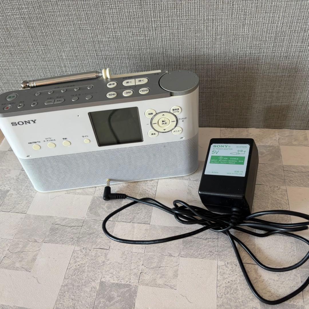 SONY ソニー ICZ-R260ポータブルラジオレコーダーTV