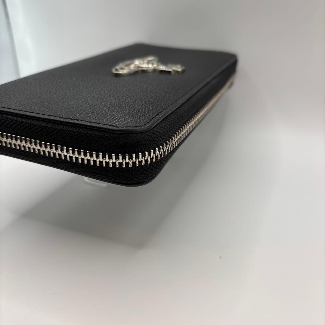 美品　vivienne westwood 長財布　ラウンドジップ　ブラック