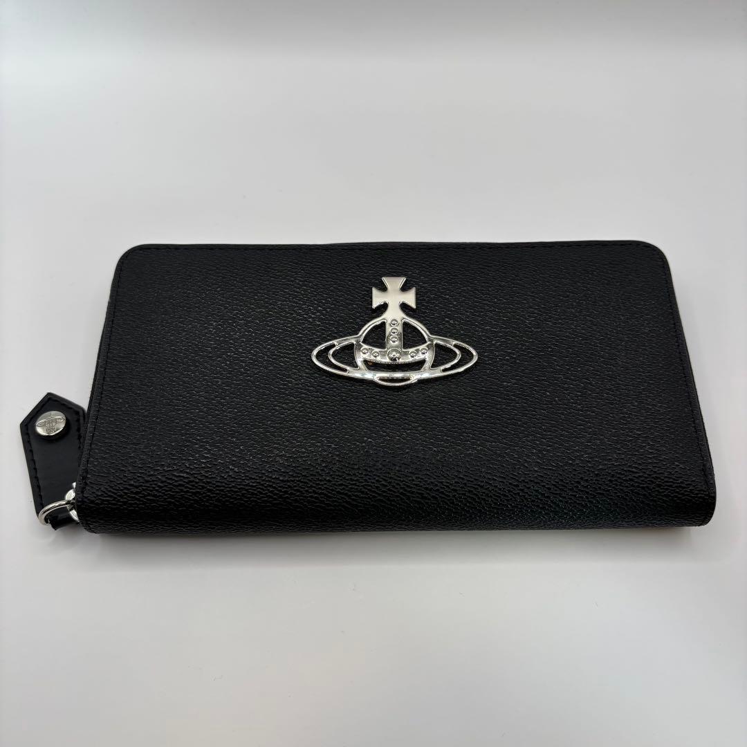 美品　vivienne westwood 長財布　ラウンドジップ　ブラック