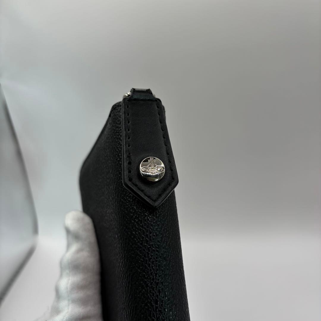 美品　vivienne westwood 長財布　ラウンドジップ　ブラック
