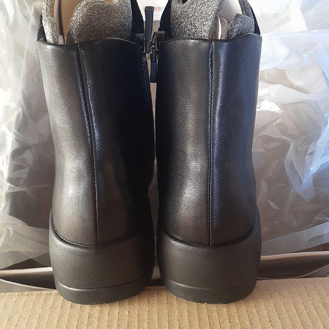 fitfit ソフトレザーミドルブーツ