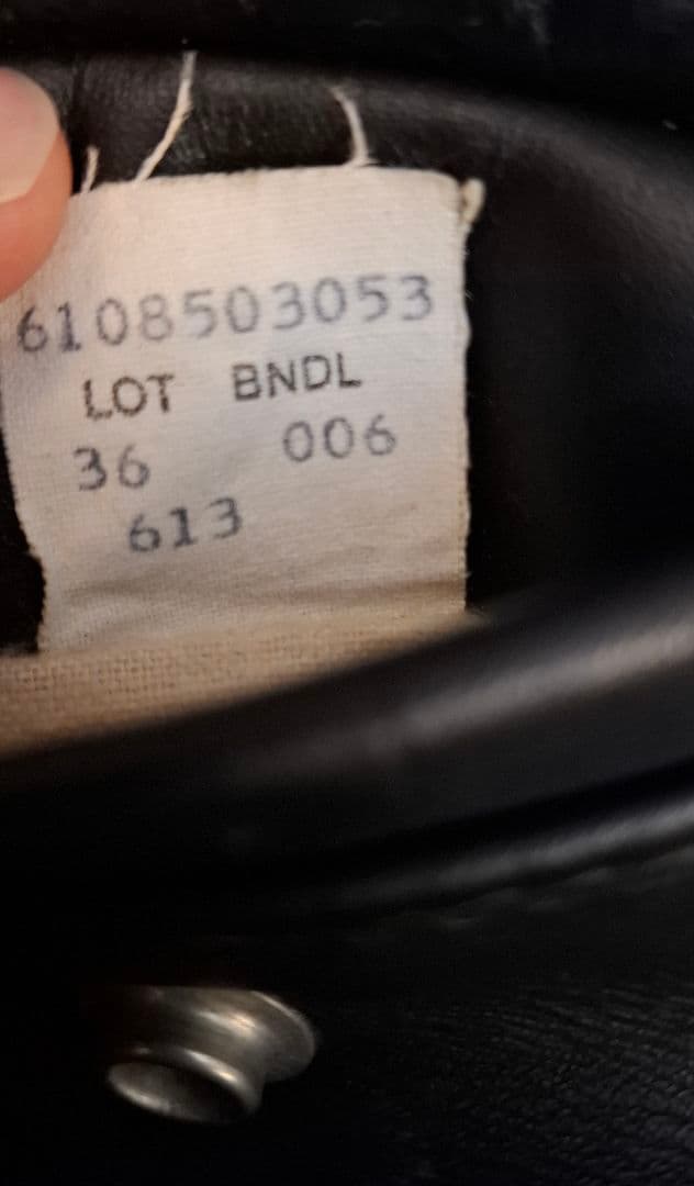 Schott ショット 613 ダブルライダース 36 米国製 星ボタン欠損あり