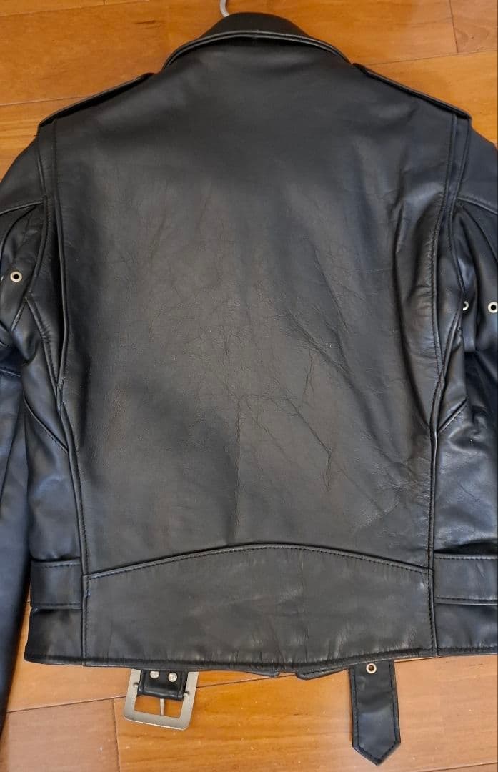 Schott ショット 613 ダブルライダース 36 米国製 星ボタン欠損あり