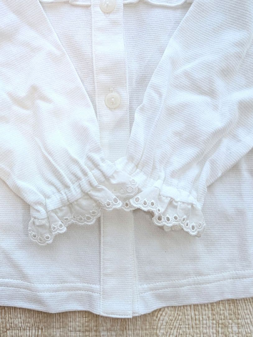 ファミリア　ピンク ジャンバースカート とブラウスの2点セット