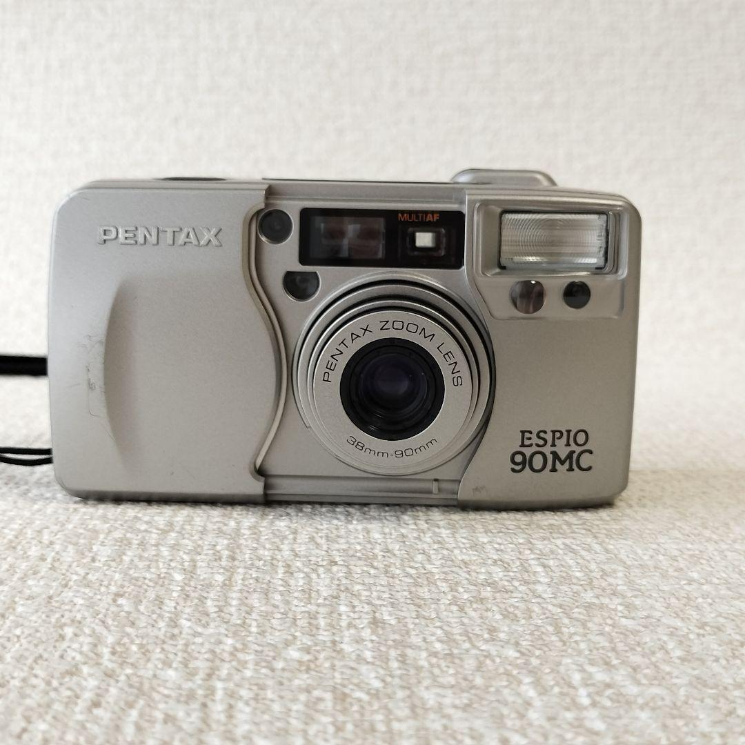 動作確認済 ペンタックス ESPIO 90MC 付属品付 フィルムカメラ電池付き