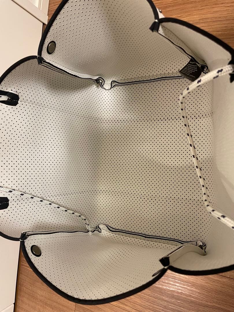 ステイトオブエスケープ大　ポーチ付き　白トートバック　ロンハーマン購入