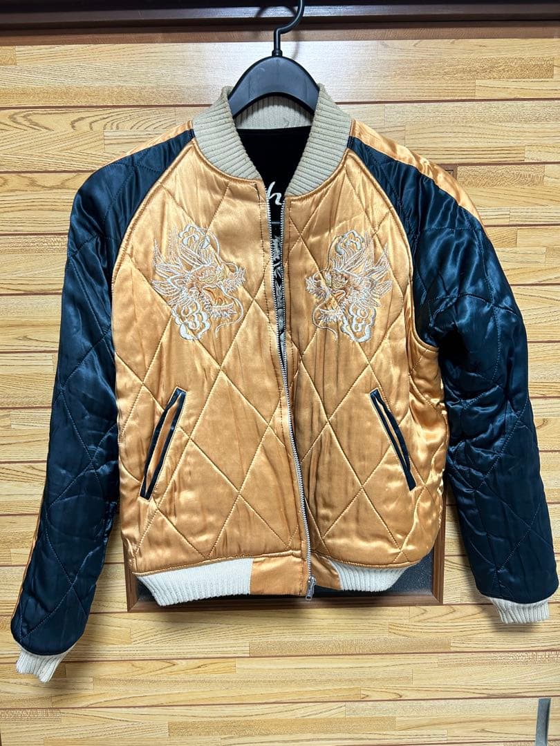 THE FLAT HEAD　別珍 スカジャン 刺繍　サイズM