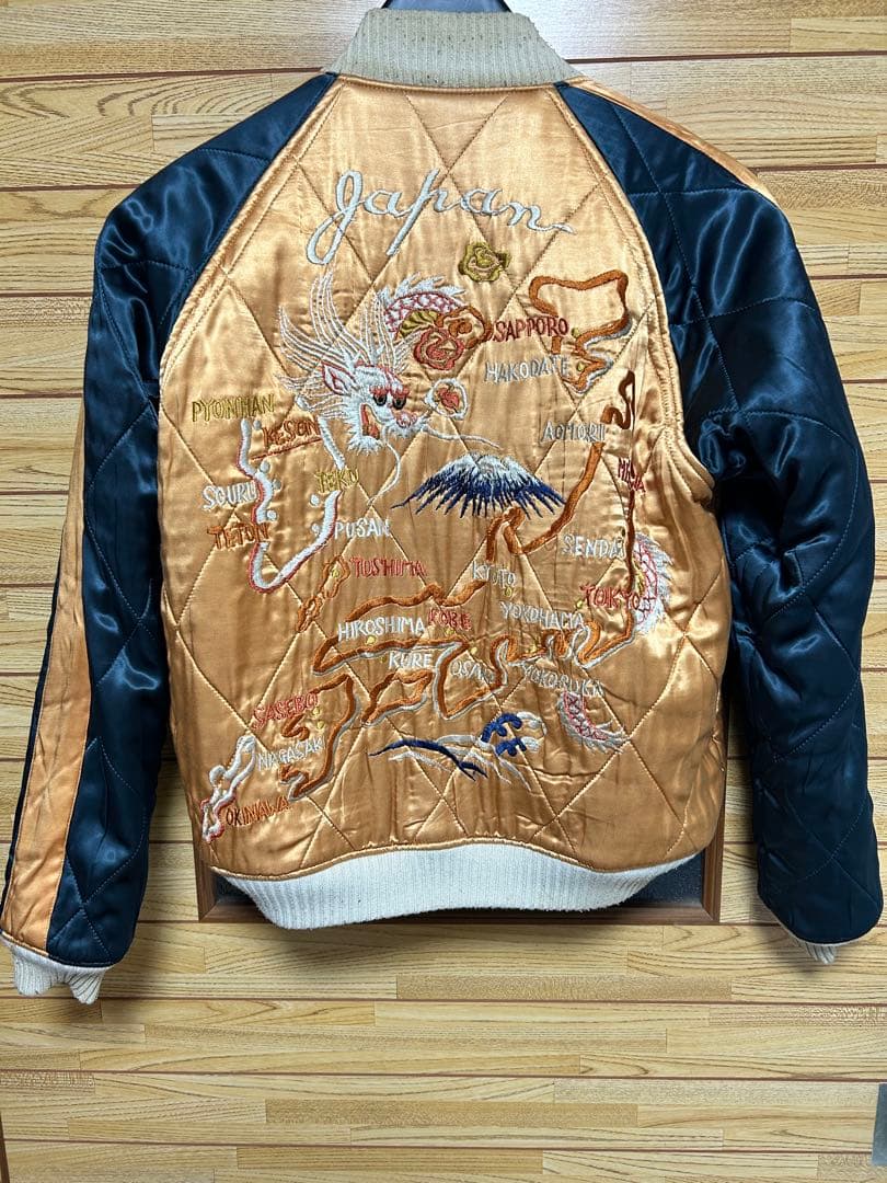 THE FLAT HEAD　別珍 スカジャン 刺繍　サイズM