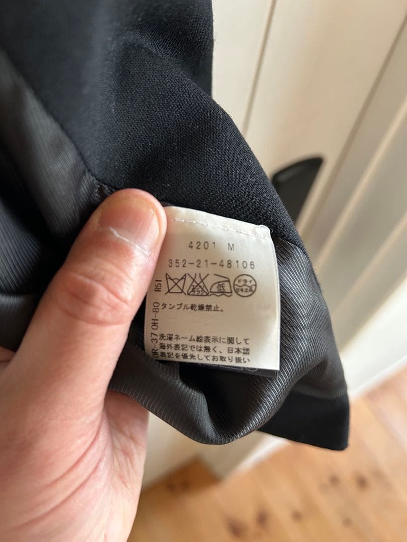 ANN DEMEULEMEESTER ベスト 36 ブラック