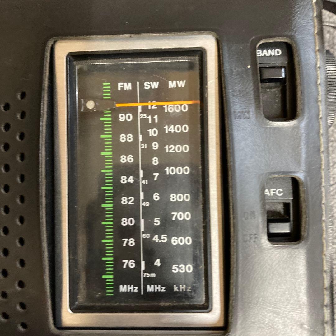 昭和レトロ70年代SONY ポータブルラジオ ICF-5350FM/AM/SW