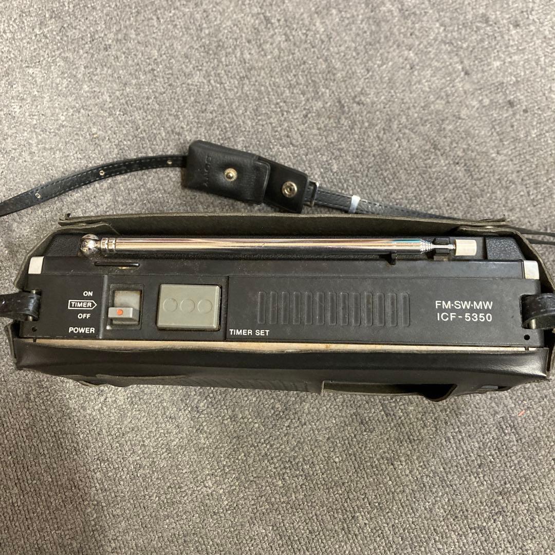 昭和レトロ70年代SONY ポータブルラジオ ICF-5350FM/AM/SW